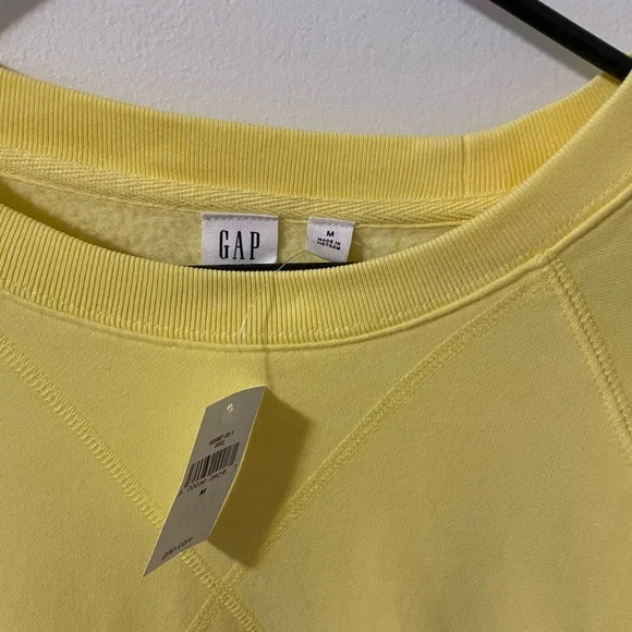 Gap bright yellow medium sweatshirt - Picture 3 of 6